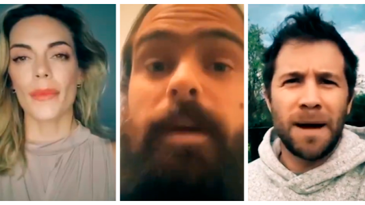 Los actores de Casi Ángeles se reunieron para concientizar