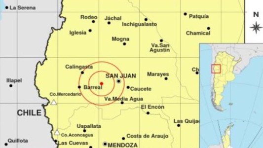 Un terremoto hizo temblar San Juan
