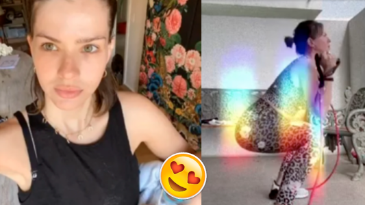 La China Suárez volvió a entrenar con Amancio