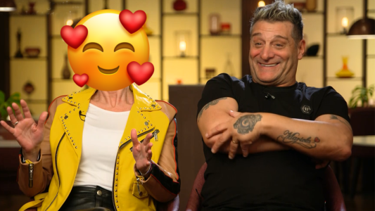 El look femme fatale de Mariela, la esposa del Turco García