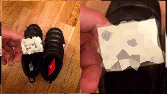 El mensaje que consterna al mundo: compró unas zapatillas y dentro había una nota pidiendo ayuda