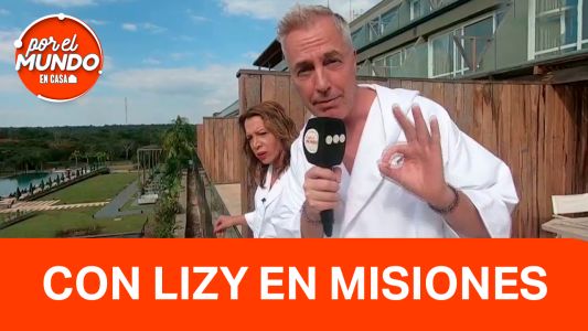 Programa 30 con Lizy Tagliani en Cataratas