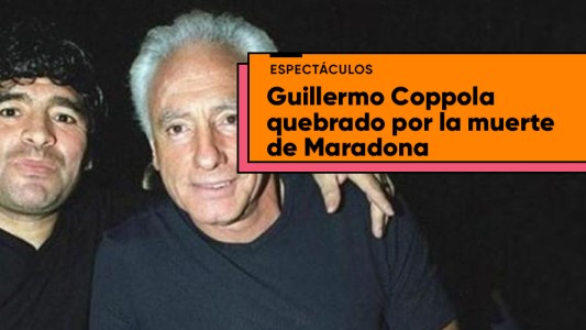 Guillermo Coppola quebrado por la muerte de Maradona: "Prefiero pensar que es un sueño"