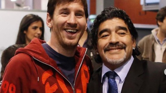 Messi expresó su emoción por la partida de Maradona: "Un día muy triste para todos los argentinos"