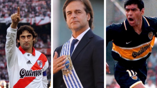 El presidente de Uruguay despidió a Maradona pero dijo que: "Se queda con Franchescoli"