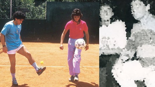 La despedida de Gabriela Sabatini a Maradona con una foto retro juntos