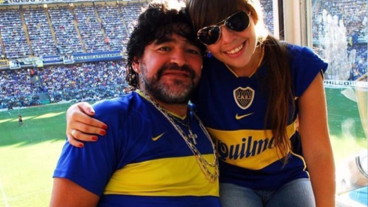 Dalma Maradona agradeció el homenaje a su papá en la bombonera: "No sabía si iba a poder soportar estar ahí"