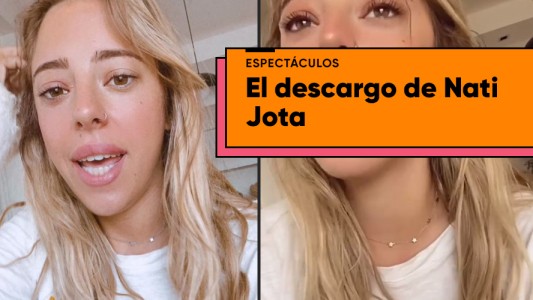 Nati Jota se disculpó por los polémicos tweets: "Son todos unos caraduras"