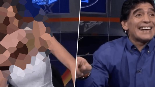 El día que Maradona encaró en vivo a una conductora de televisión
