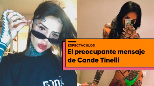 El impactante mensaje de Cande Tinelli que alertó a sus seguidores