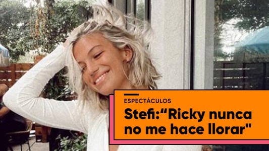 La emoción de Stefi Roitman por el mensaje que le dedicó Ricky