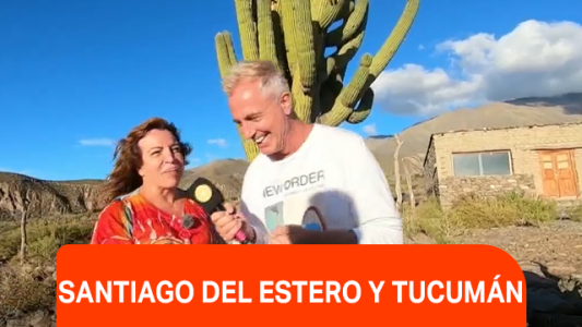 Programa 34 con Lizy Tagliani en Santiago del Estero y Tucumán