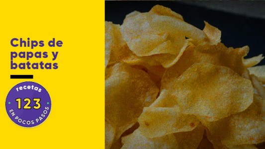 Chips de papas y batatas