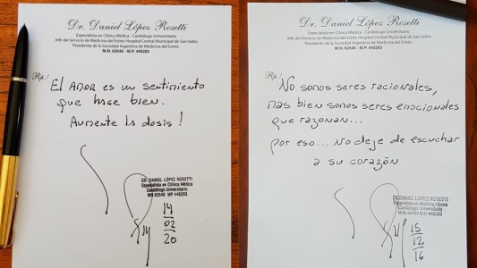 La emotiva receta del Dr. López Rosetti