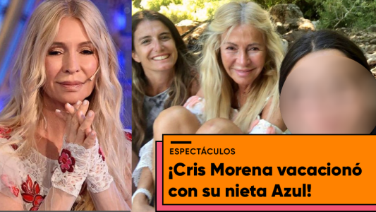 El maravilloso paraíso que Cris Morena eligió para vacacionar con su nieta Azul
