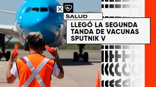 Aterrizó en el país el vuelo con la segunda tanda de vacunas Sputnik V
