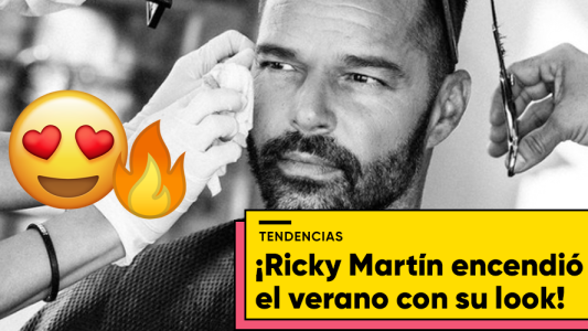Ricky Martin se tiñó la barba de rubio y quedó: ¡increíble!