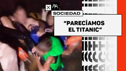 Naufragio: dos familias sobrevivieron gracias a una conservadora