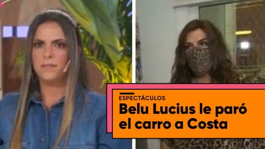 El enojo de Belu Lucius con Costa: "Señora ubiquese"
