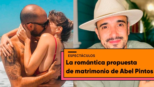 Abel Pintos mostró como fue su propuesta de matrimonio