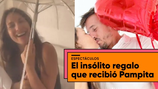 El insólito regalo que recibió Pampita para San Valentín