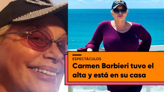 Carmen Barbieri ya está en su casa