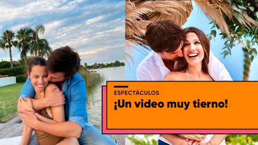 El primer video de Roberto García Moritán acariciando la panza de Pampita