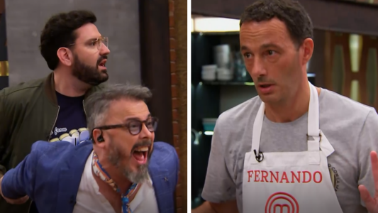 Estalló Donato De Santis con Fernando Carlos: "Agarrame"