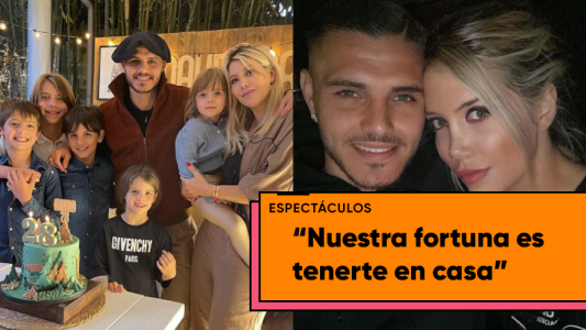 La tierna sorpresa de Wanda Nara a Mauro Icardi por el Día del Padre