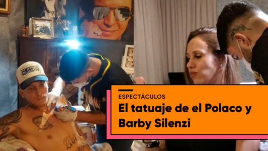 El polémico tatuaje que se hicieron el Polaco y Barby Silenzi