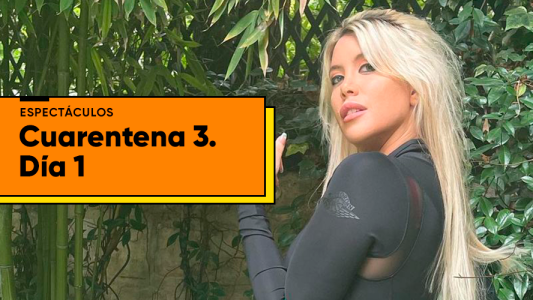 Wanda Nara mostró cómo vive el confinamiento en París