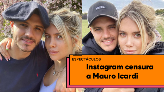 Instagram bloqueó una foto de Mauro Icardi por bullying a Wanda Nara