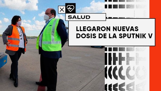 Llegaron casi 500 mil vacunas Sputnik V contra el coronavirus