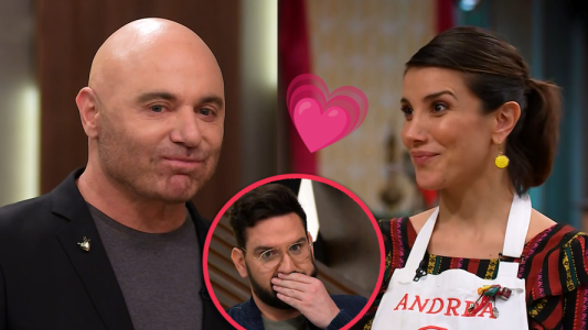 Andrea Rincón está seducida por las piernas Germán Martitegui