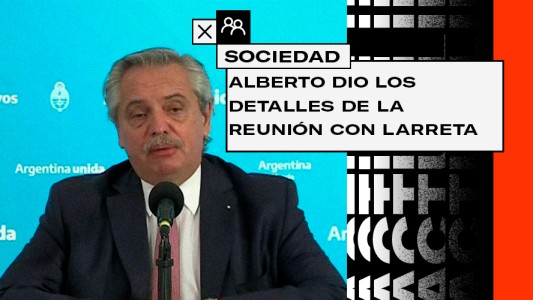 Alberto Fernández habló luego de la reunión con Larreta