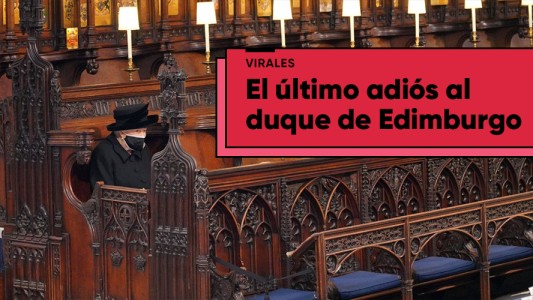 La foto de la reina Isabel en el funeral de Felipe que recorre el mundo