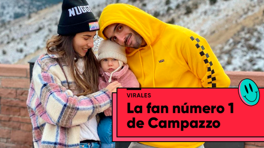 El tierno video de la hija de Facundo Campazzo viendo jugar a su papá