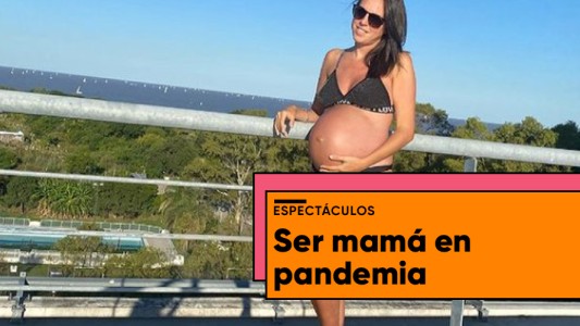 Se recuperó de covid y dió a luz a su bebé