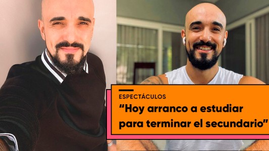 Abel Pintos contó que terminará el secundario