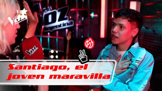 Stefi Roitman entrevistó a una de las revelaciones de la noche: "Santi Borda"