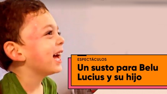 ¡Qué susto! El golpazo de Bauti, el hijo de Belu Lucius