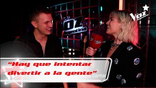 Ezequiel Pedraza trajo el ritmo a La Voz Argentina