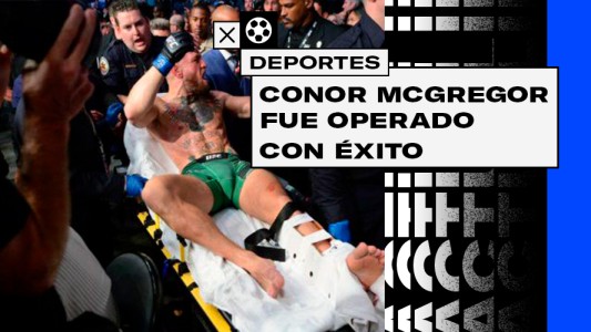 La impresionante fractura de Conor McGregor