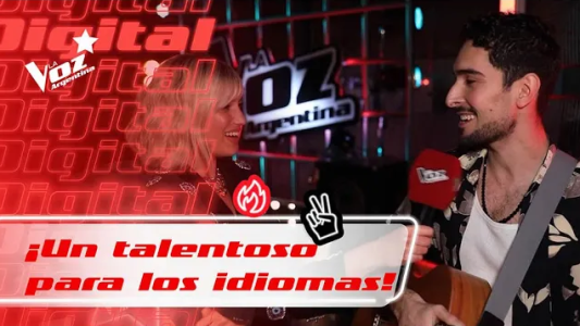 Santiago Manrique, un talentoso para los idiomas que sorprendió al jurado.