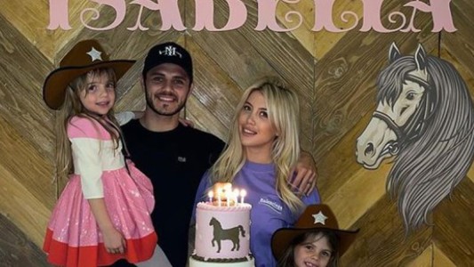 El reencuentro de Mauro Icardi y Wanda Nara por sus hijas