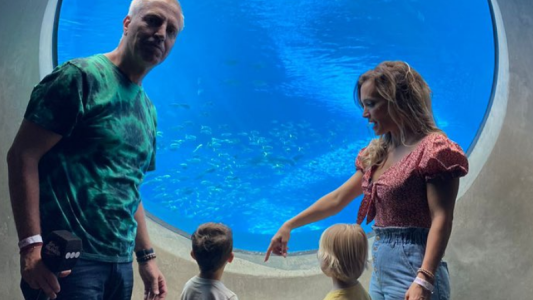 ¿Cómo es el increíble acuario de Miami que visitaron Marley y Claudia Albertario?