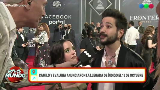 Evaluna Montaner le mostró su pancita a Marley y a Moria