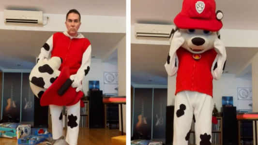 El tierno motivo por el cual Rodolfo Barili se disfrazó de Paw Patrol