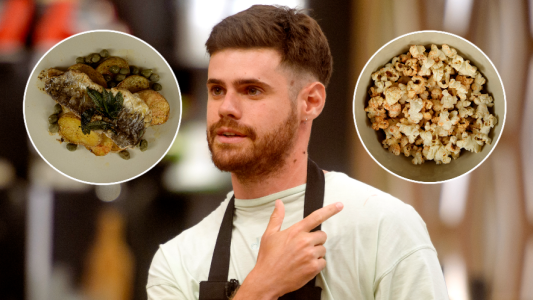 Pescado con pochoclos plato Gastón Soffritti dividió jurado