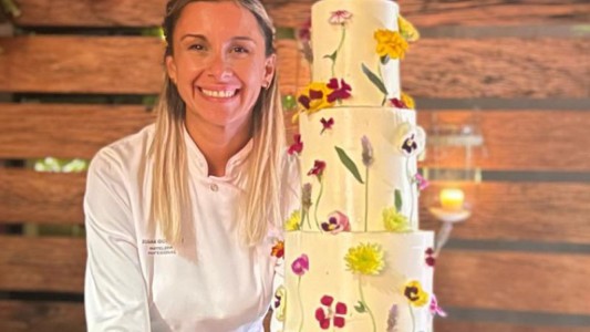 La emoción de la emprendedora de zona Oeste que le preparó la torta de bodas a Stefi y Ricky Montaner